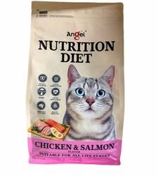 Angel Nutrition Diet Cat Dry Food Chicken and Salmon 1.1kg